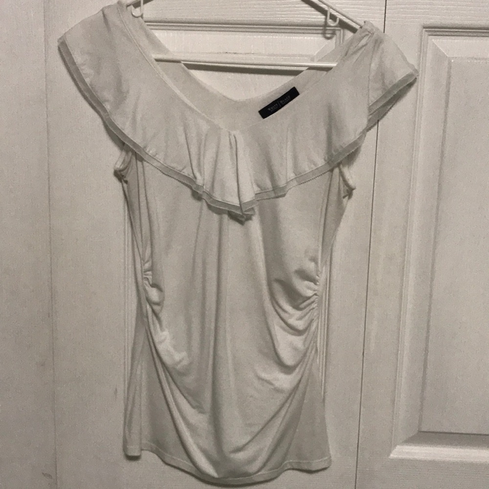 White house black market business casual shirt